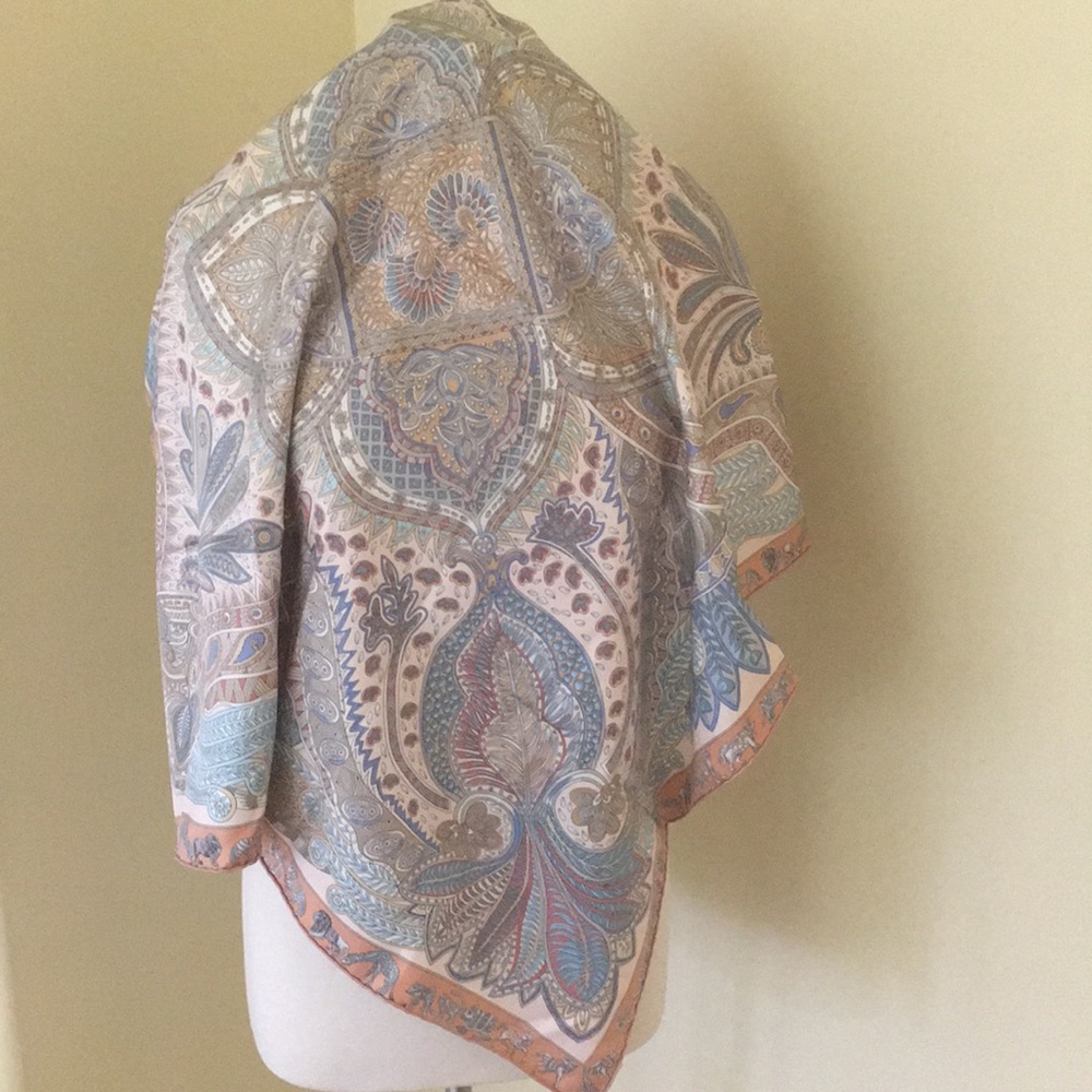 Authentic new with tag, Hermes silk scarf.